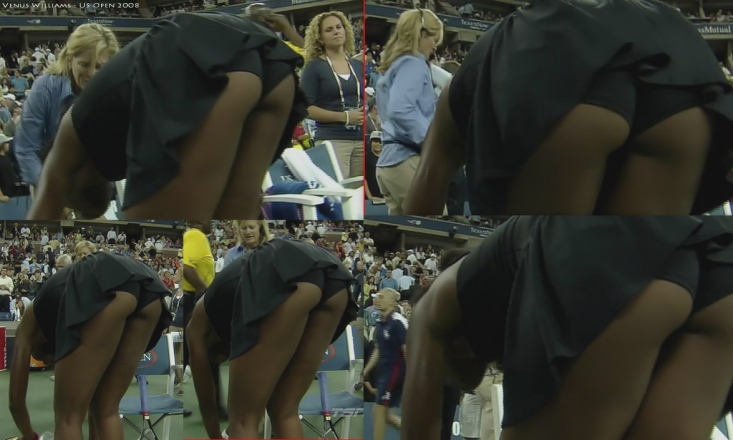 Venus Williams senza mutandine